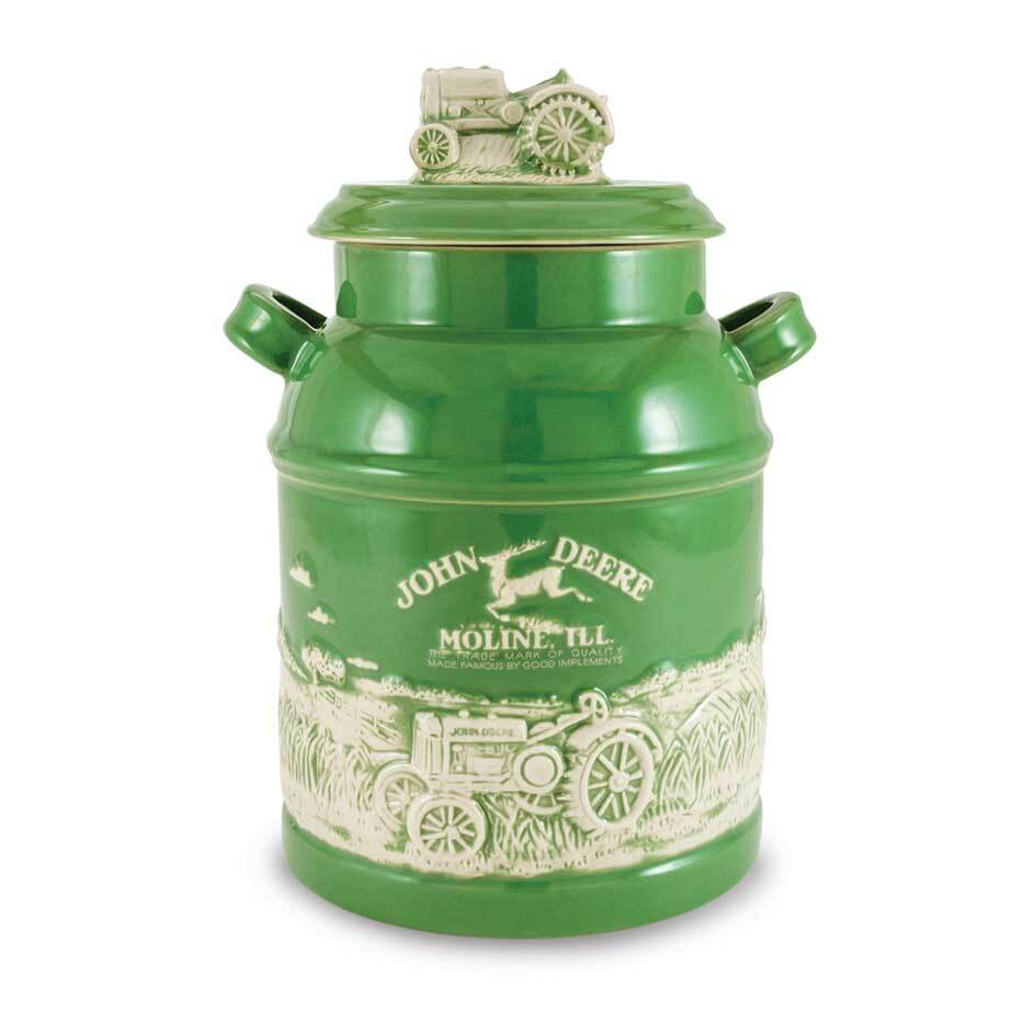 John Deere Milk Can Cookie Jar