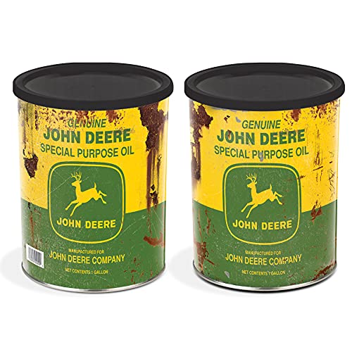 WinCraft John Deere Tin Gift 1 Gallon Genuine JD Oil - tractorup2