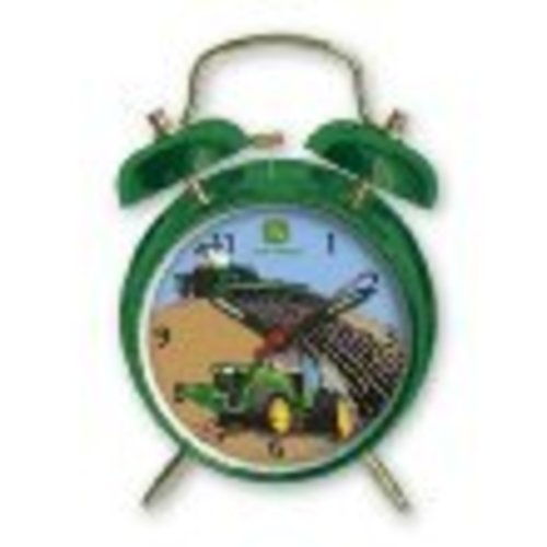 John Deere Child's Twin Bell Alarm Clock - tractorup2