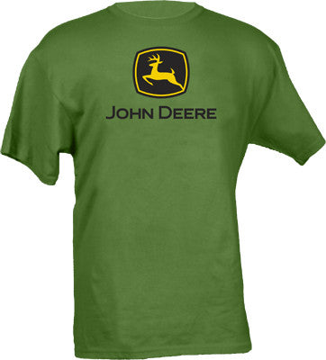 John Deere Short Sleeved Kelly Green T-Shirt - tractorup2
