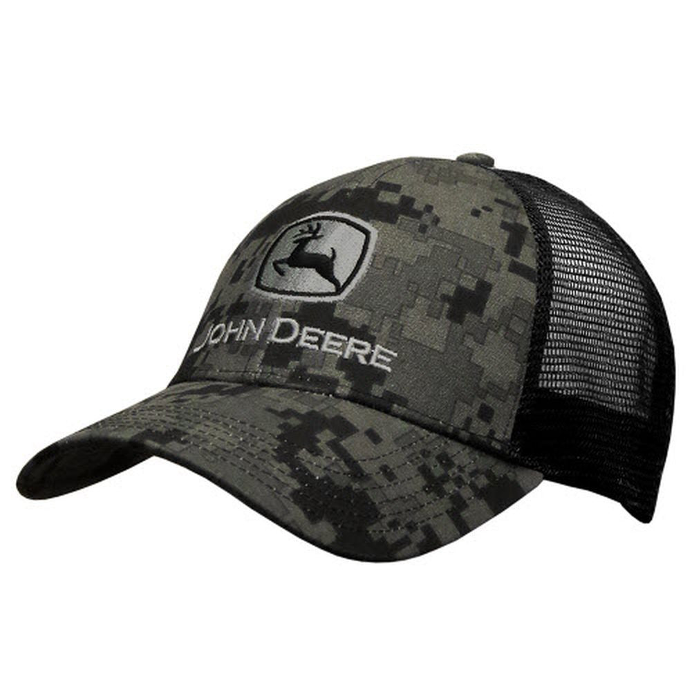 John Deere Digital Camo Mesh Back Hat - tractorup2