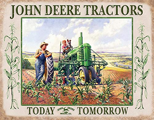 John Deere Lunchtime Metal Sign