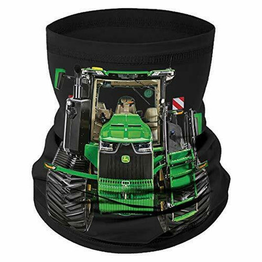 John Deere Modern Tractor Adult Gaiter, Black