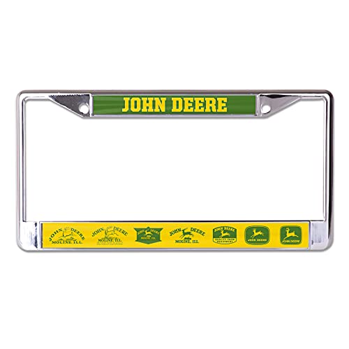 WinCraft John Deere License Plate Frame Vintage