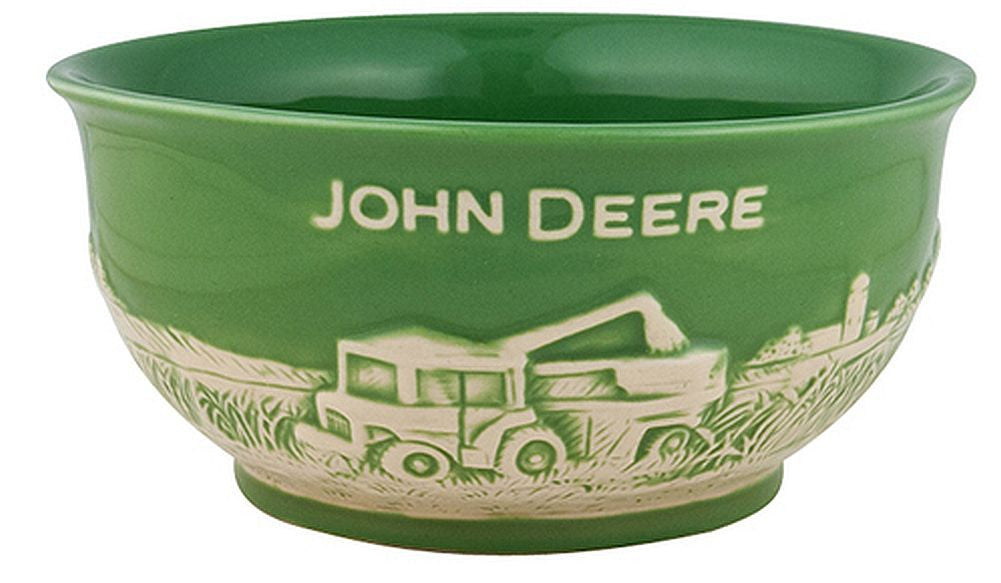 John Deere Small 16oz Stoneware Bowl - tractorup2