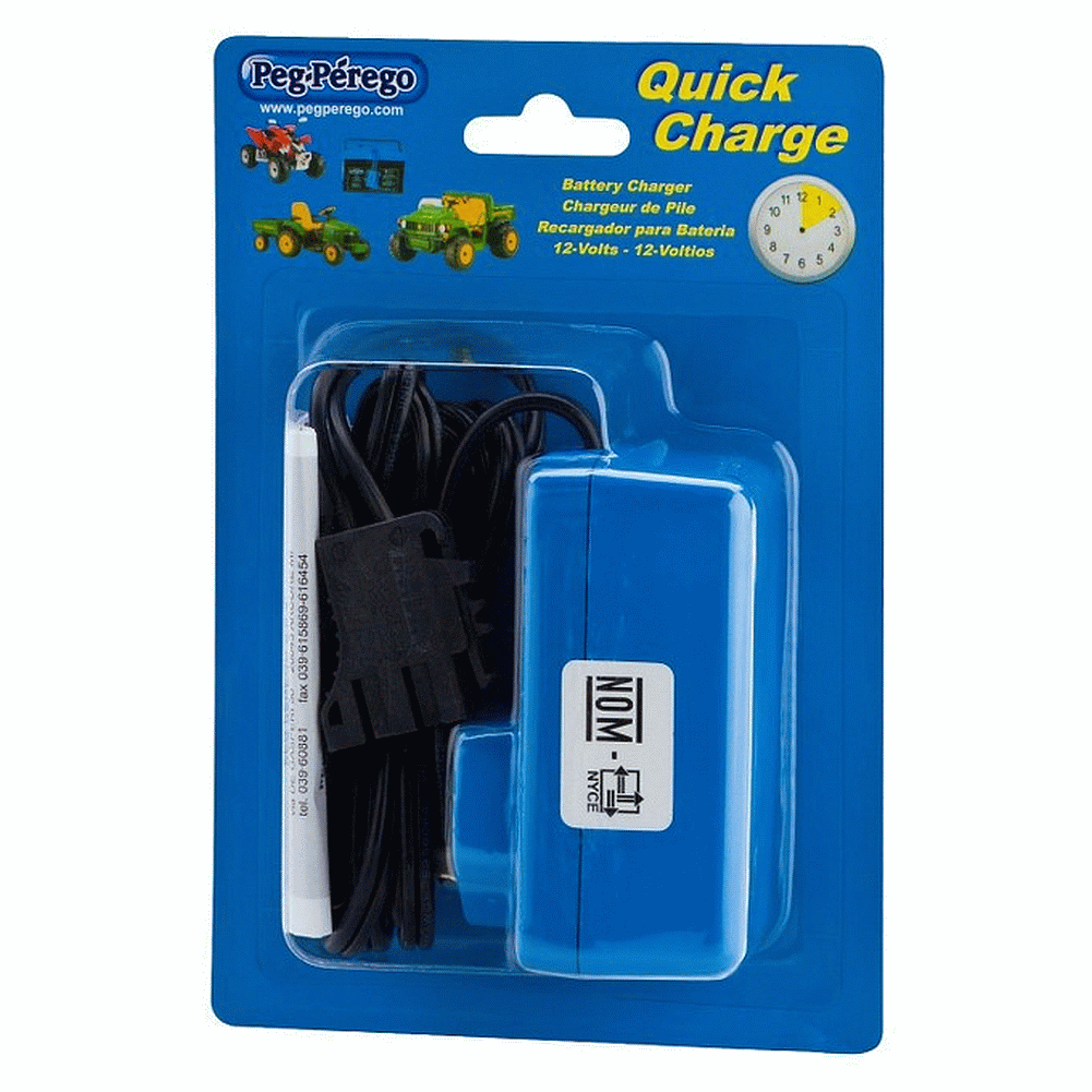 12 Volt Peg Perego QUICK Battery Charger IKCB0082 - tractorup2