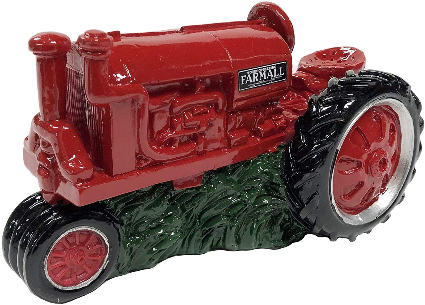 Farmall IH McCormick Resin Tractor Bank - tractorup2