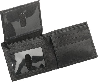 John Deere Men's Brown Passcase Wallet - tractorup2