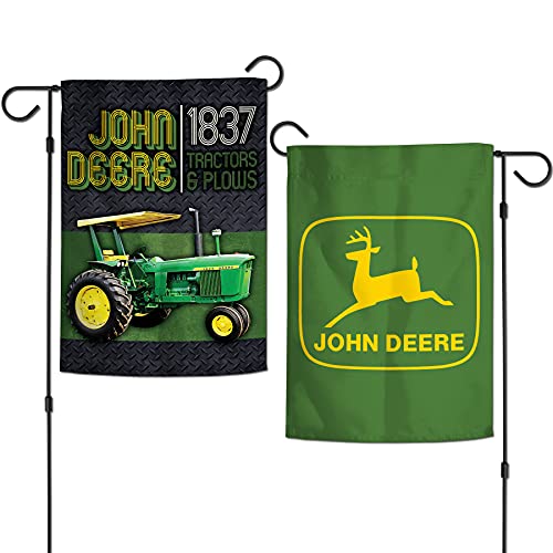 WinCraft John Deere Garden 12"x18" 2-Sided TRACTORSIDE