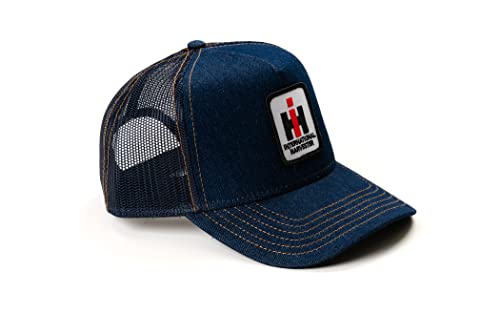 J&D Productions, Inc. International Harvester IH Logo Hat, Denim Trucker