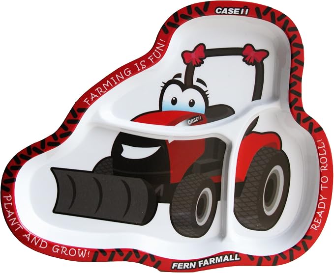 Farmall Fern Divided Kids Plate