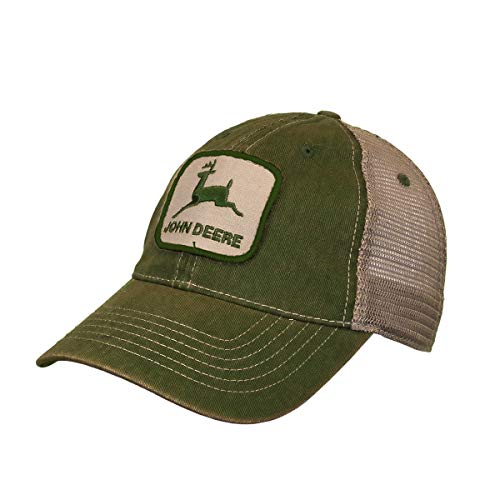 John Deere HAT Green, Green/Ivory, One Size