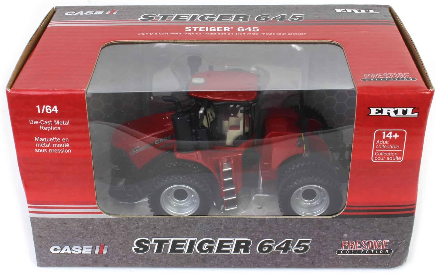 ERTL 1/64 Case IH Steiger 645 Tractor with Front & Rear Duals Prestige Collection 44370 - tractorup2