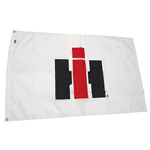 HOOVER IH 3ft x 5ft white nylon IH Logo flag!