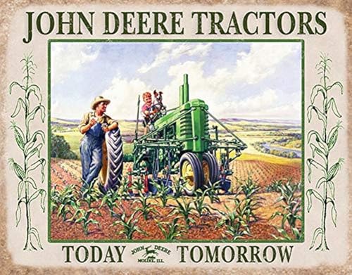 John Deere Lunchtime Metal Sign