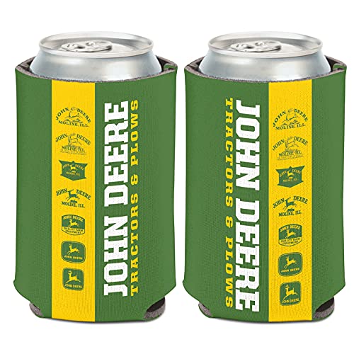WinCraft John Deere Can Cooler 12oz. Logo Vintage - tractorup2