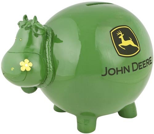John Deere Large Cow Bank