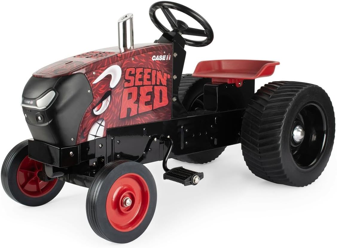 Case IH Magnum Seein' Red Pulling Pedal Tractor - tractorup2