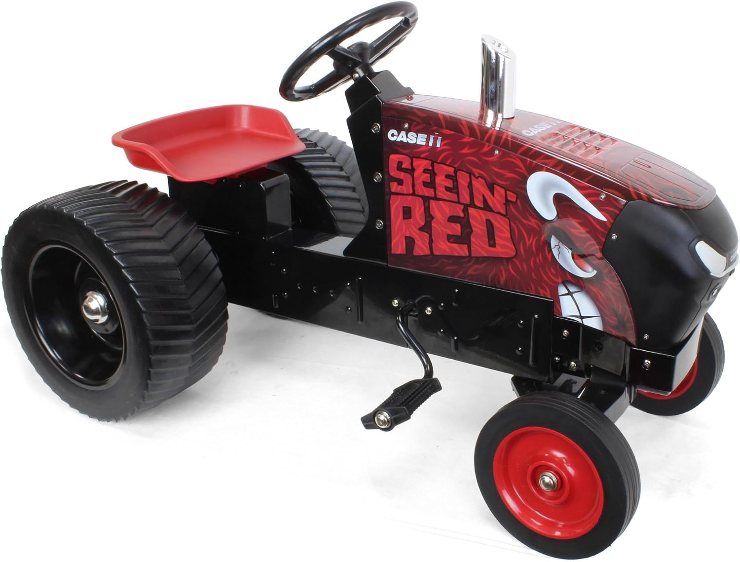 Case IH Magnum Seein' Red Pulling Pedal Tractor - tractorup2