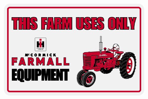 Farmall Wood This Farm Use Only Sign