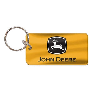 John Deere Construction Keychain Acrylic - tractorup2