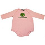 JOHN DEERE PINK BODYSUIT LONG SLEEVE (0/3M)