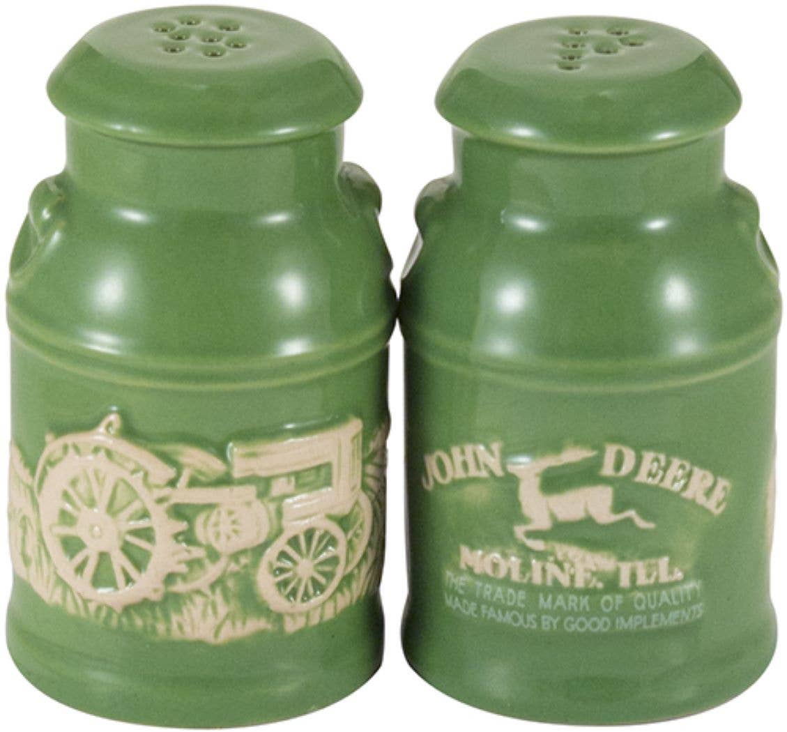 John Deere Milk Can Salt & Pepper Set - tractorup2