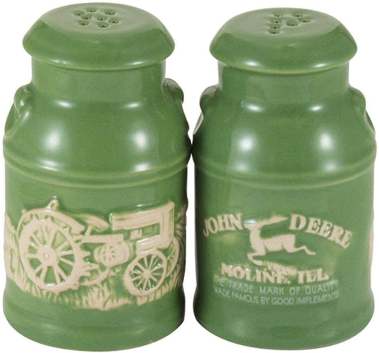 John Deere Milk Can Salt & Pepper Set - tractorup2
