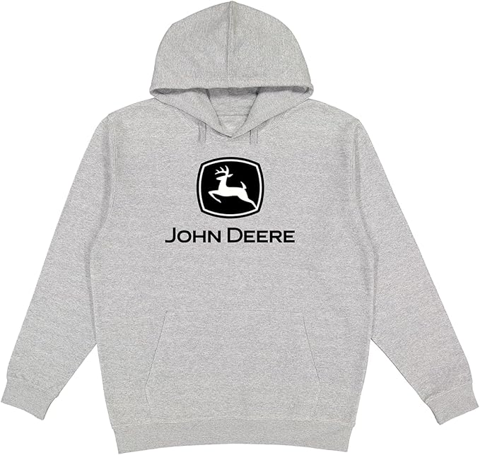 John Deere Hooded Sweatshirt, Trademark Logo