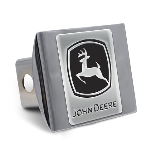 WinCraft Hitch Cover- Metal Emblem John Deere - tractorup2