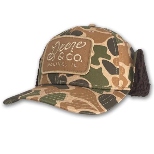 John Deere CA Sherpa Lined Trapper Cap/Hat with Patch - LP88249