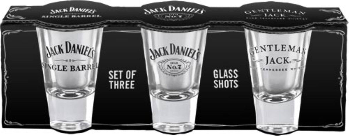 Jack Daniel's Set of 3 Shot Glasses - tractorup2
