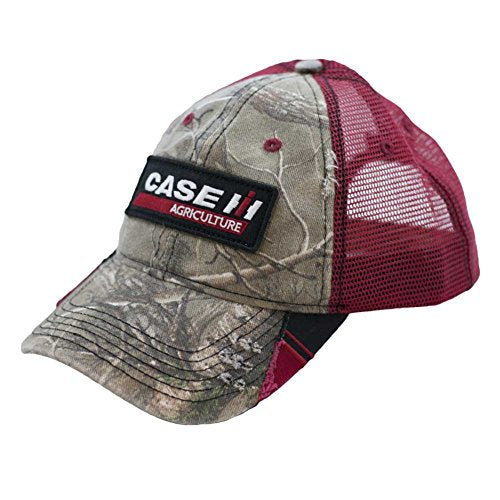 Case IH Camo and Red Mesh Back Cap - tractorup2