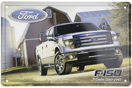 Ford F-150 F-Series Since 1948 Metal Sign - tractorup2