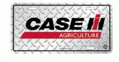 Case IH Agriculture Diamond License Plate - tractorup2