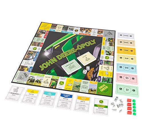 John Deere-opoly – A Fun Farm Classic Opoly-Style Game – Family Game for Ages 8+