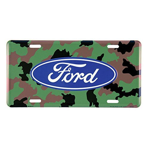 Ford Camo License Plate 14727 - tractorup2