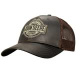 John Deere Brown Patch Oilskin Trucker Hat