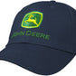 John Deere Men's Trademark Logo Core Baseball Cap, Navy, One Size