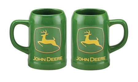 John Deere Stoneware Green Mug - tractorup2
