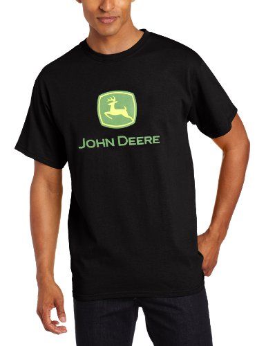 John Deere Short Sleeved Black T-Shirt