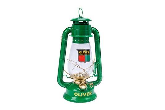 Oliver Hurricane Style Oil Lantern, Green