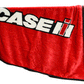 Case IH Logo Micro Raschel Thick Red Blanket 50" x 70" - tractorup2