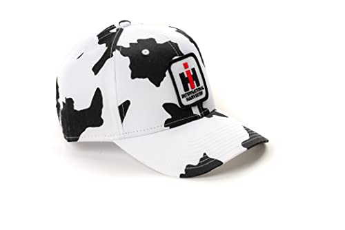 J&D Productions, Inc. International Harvester IH Logo Hat, Cow Print