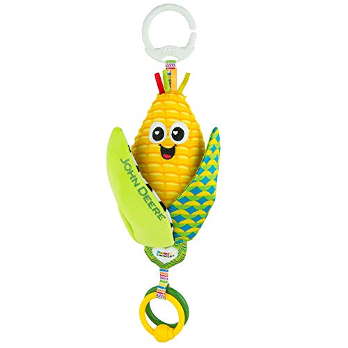 Lamaze John Deere Clip & Go - Corn E. Cobb Baby Toy, Multi - tractorup2