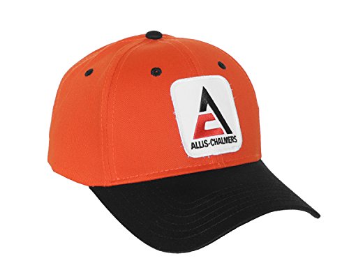 Allis Chalmers Hat, New Logo, Orange and Black - tractorup2
