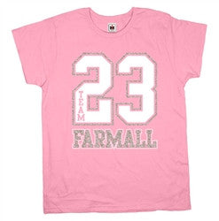 Farmall "Team Farmall" Pink T-Shirt - tractorup2