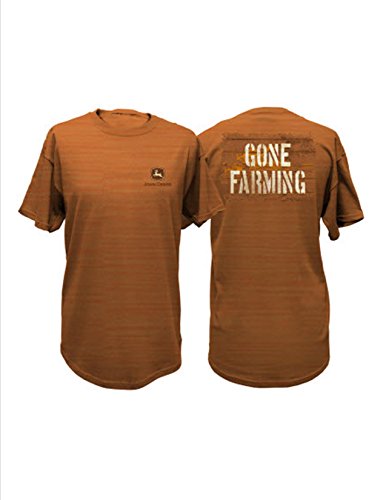 John Deere Mens Gone Farming Short Sleeve T-Shirt - tractorup2