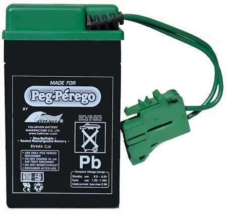 6 Volt Peg Perego Riding Toy Battery - tractorup2